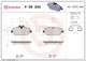 Гальмівні колодки дискові передні Brembo (P06034) - зображення 1