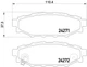 Тормозные колодки дисковые задние Brembo (P78020) - изображение 1