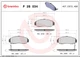 Гальмівні колодки дискові передні Brembo (P28034) - зображення 1