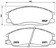 Тормозные колодки дисковые передние Brembo (P30013) - изображение 1