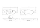 Гальмівні колодки передні Brembo (P24043) - зображення 1