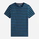 Футболка хлопковая длинная мужская Tommy Hilfiger 135389589 L Синяя с серым (1159856429) - изображение 5