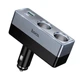 Разветвитель прикуривателя для авто на 2 гнезда Hoco Z65B |1USB/1Type-C/2DC, 240W, PD/QC| Автомобильное зарядное устройство тройник - изображение 12
