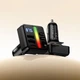 Автомобильный FM-трансмиттер с подсветкой HOCO E89 45W 2 x USB-A/1 x Type-C Black (24454) - изображение 6