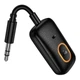 Автомобільний Bluetooth адаптер Hoco E151 RX/TX BT 5.4 Black - зображення 2