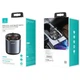 Автомобільний зарядний пристрій розгалужувач USAMS C28 Dual Cigarette Lighters Digital Black - изображение 10