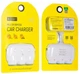 Автомобільний зарядний пристрій розгалужувач HOCO C1 dual USB triple cigarette 3in1 White - зображення 9