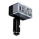 Адаптер автомобильный HOCO Smart cigarette lighter PD car charger Z65A |1USB/2Type-C/1DC, 165W, PD/QC| Black - изображение 3