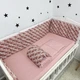 Защитный бортик 180х30 см в детскую кроватку для девочки Oh My Kids "Мишки в облаках" - изображение 3