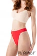Стринги бесшовные с кружевом Julimex String Maxi Scarlet S Красные - изображение 3
