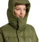 Пуховик Haglofs Long Down Parka Women Оливково зелений - зображення 6
