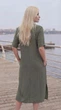 Платье летнее женское DEMMA 1139 46-48 Хаки - изображение 8