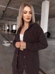 Жіночий прогулянковий велюровий костюм (сорочка+штани) Uaclothes 42-46 Коричневий (like36928-173551360) - изображение 4
