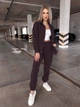 Жіночий прогулянковий велюровий костюм (сорочка+штани) Uaclothes 42-46 Коричневий (like36928-173551360) - изображение 5