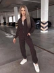 Жіночий прогулянковий велюровий костюм (сорочка+штани) Uaclothes 42-46 Коричневий (like36928-173551360) - изображение 6