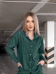 Жіночий прогулянковий велюровий костюм (сорочка+штани) Uaclothes 48-50 Зелений (like36931-173581371) - зображення 3