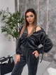 Жіночий велюровий костюм (кофта+топ+штани) Uaclothes 42-44 Графітовий (like36934-173611349) - изображение 3