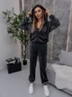 Жіночий велюровий костюм (кофта+топ+штани) Uaclothes 42-44 Графітовий (like36934-173611349) - изображение 8
