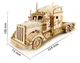 Деревянный 3D-пазл конструктор Тягач ROKR Heavy Truck MC502 (286 деталей) - изображение 2
