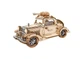 Деревянный 3D-пазл конструктор Ретро автомобиль Robotime Vintage Car TG504 (164 детали) - изображение 2