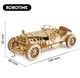 Деревянный конструктор 3D-пазл Спортивный автомобиль ROKR Grand Prix Car MC401 (220 деталей) - изображение 4