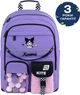 Рюкзак школьный Kite 584M Kuromi для девочки Фиолетовый 39.5x29x13см 13 л легкий Ортопедический 1-4 класс Ergo Kids (HK26-584M) - изображение 3