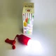 Декоративный светильник светодиодная лампочка на шнурке от батареек UKC Led lamp 15418 красный - изображение 5