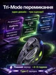 Мышь игровая FMOUSE V2 беспроводная лазерная компактная с подсветкой LED 2.4 GHz USB приемник перезаряжаемая для работы и игр офисная совместимая Windows Mac Android Linux точный сенсор мышка мобильная черная ПК Bluetooth RGB аккумуляторная - изображение 4