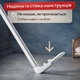 Сушилка для одежды складная напольная Octopus сушилка для белья компактная металлическая 112*120см - изображение 4