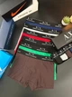 Набір чоловічих трусів 5шт боксери Armani Exchange XL Сині, Червоні, Коричневі, Чорні, Зелені (AE12m) - зображення 3