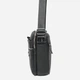 Сумка кросс-боди мужская кожаная Laras K108016a Черная (ROZ6400030434) - изображение 4