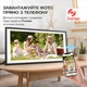 Цифрова фоторамка 15.6 дюйма FRAMEO 32GB вбудованої пам'яті Wi-Fi велика електронна рамка із сенсорним керуванням екран IPS Full HD 1920×1080 розумна рамка для фото з додатком Frameo подарунок для миттєвого обміну фото MARITIMUS GB-PW156 - зображення 4