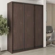 Шкаф-купе трехдверный MebelStar Стандарт BG 3ДСП 190x60x240 см Дуб ристрето (MBS-8623) - изображение 1