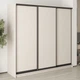 Шкаф-купе трехдверный MebelStar Стандарт BG 3ДСП 220x45x210 см Кашемир (MBS-8260) - изображение 1