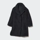 Плюшевое пальто Uniqlo Teddy на флисе 1159798762 (Серый, XS) - изображение 5