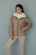 Жіноча зимова куртка з хутром Seventeen XXL-3XL Бежевий (2000000184302) - зображення 3