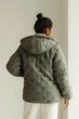 Жіноча зимова куртка з плащівки Еліс Seventeen L-XL Оливковий (2000000184623) - изображение 2