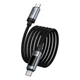 Кабель Hoco U148 Type-C to Type-C PD 240W з дисплеєм black - зображення 4