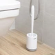 Ершик с силиконовой щеткой напольный BP-13 WHITE/GRAY - изображение 5