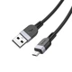 YUF Кабель Hoco X109 USB to MicroUSB 1m black - зображення 3