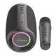Портативна Bluetooth колонка ZEALOT S61M чорного кольору з LED підсвічуванням та вбудованим мікрофоном для прослуховування музики та дзвінків - зображення 3