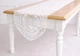 Ранер мереживний 40*120 см Heritage Lace, колір - молочний білий (445-290) - зображення 1
