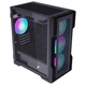Корпус системного блока 1stPlayer T3-BK-4F1 Black без PSU - изображение 1