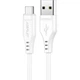Дата кабель USB 2.0 AM to USB-C 1.2m 3.0A TPE White Acefast (6974316280873) - зображення 1