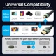 Кабель мультимедійний HDMI M to HDMI micro M 2.1m V2.0 8K 60Hz green VENTION (AGKGH) - зображення 7