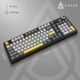 Клавіатура Ajazz AK980 V2 Maillard Switch Wireless/Bluetooth/USB UA Black/Grey/Yellow (AK980-V2-M-BGY) - зображення 7