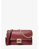Женская сумка Michael Kors Sonia Medium Leather Shoulder Bag (вишневая) - изображение 1