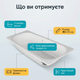 Ванна сталева Insana Verica 160×70 см прямокутна стінка 1.9 мм для готелю дому дачі купіль емальована - зображення 9