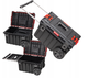 Ящик для инструментов 44 л Qbrick System ONE Trolley Vario 605х405х345мм, с ручкой и колесами, пластиковый, черный - изображение 2