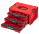 Ящик для інструментів Qbrick System PRO Drawer 3 Toolbox 2.0 Expert RED 450 x 310 x 244 мм, модульний, з висувними полицями - зображення 1